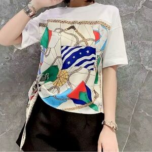 Colorful Graphic Women's Top